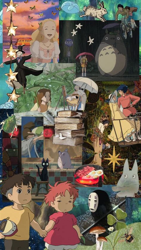 The Collage Shows Many Different Images And Characters