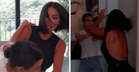 Kim And Kourtney Kardashian Got Into An Actual Physical Fight And The ...