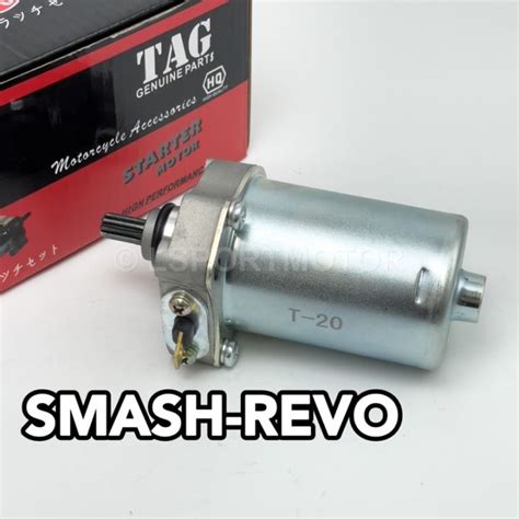 READY STOCK SUZUKI SMASH REVO STARTER MOTOR ASSY SMASHREVO SMASH REVO