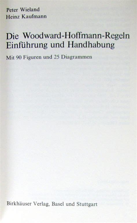 Die Woodward Hoffmann Regeln Einfuhrung And Handhabung By Wieland