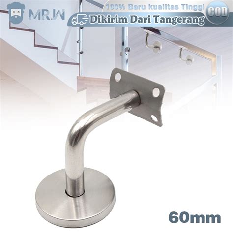 Jual Bracket Handrail Stainless Penyangga Pegangan Tangga Mm