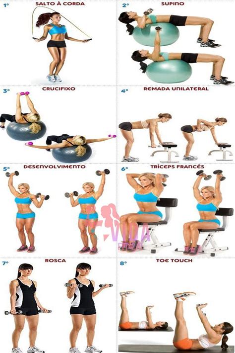 Exercicios Para Braços Treino halteres Exercícios halteres