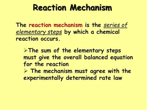 PPT - Reaction Mechanism PowerPoint Presentation, free download - ID ...