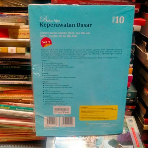 Jual Promo Ori Buku Ajar Keperawatan Dasar Jilid 2 Edisi 10 Caroline