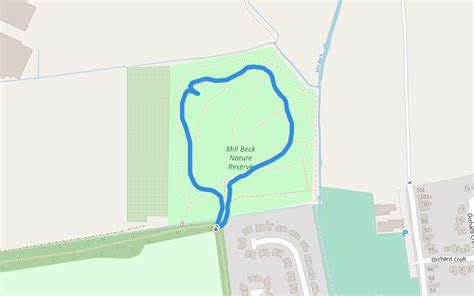 Mill Beck Nature Reserve Walking And Running Trail Cottingham