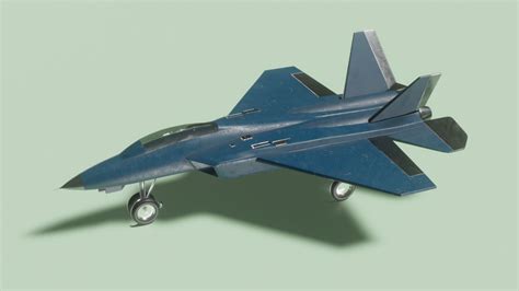 3D model Jet F23 VR / AR / low-poly | CGTrader