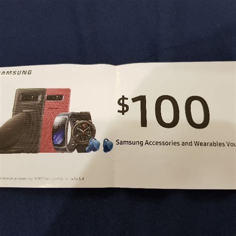 Samsung Accessories And Wearables Voucher Dollar Tickets