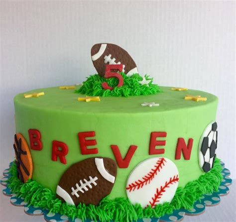 Sports Birthday Cake