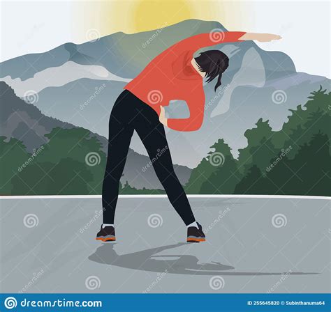 Exercising Mountain Climbers Royalty Free Stock Photo Cartoondealer