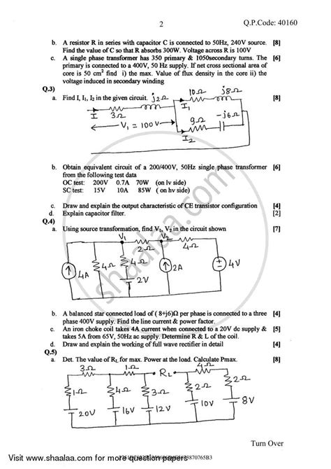 Basic Electrical And Electronics Engineering 2017 2018 Be Civil Engineering Semester 1 Fe First