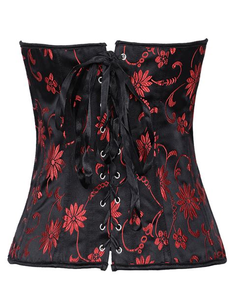 Sexy Black Embroidery Corsets