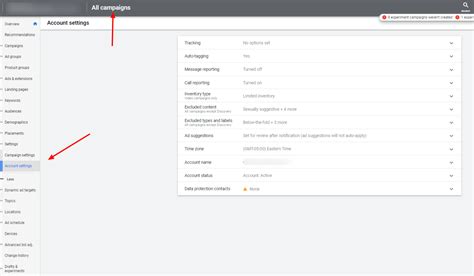 Google Ads Account Campaign Ad Group Settings Optimization Guide