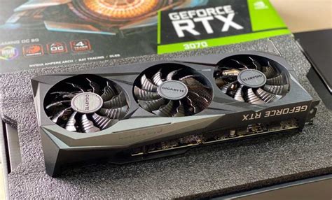 Продавам видео карта Nvidia RTX Gigabyte 3070 Gaming OC 8GB GDDR6 гр