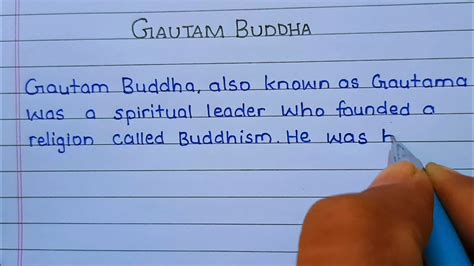 Gautam Buddha Gautam Buddha Essay In English Mahatma Buddha Essay Lord Buddha Short Life