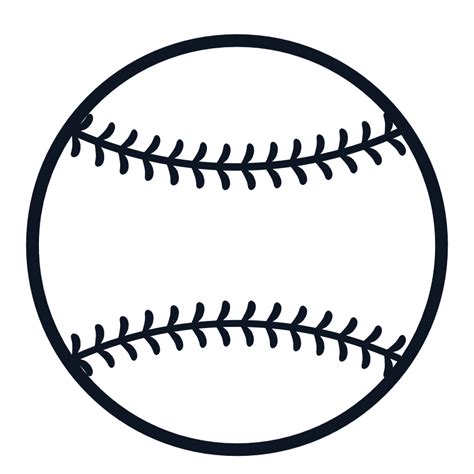 Baseball Ball Silhouette