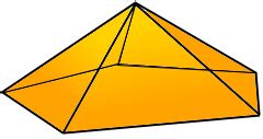 Pentagonal Pyramid (Johnson solid J2) calculator and formulas