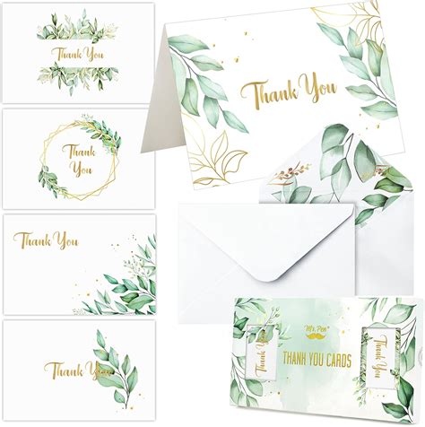 Gold Foil Thank You Cards With Envelopes Pack In Nepal At Npr