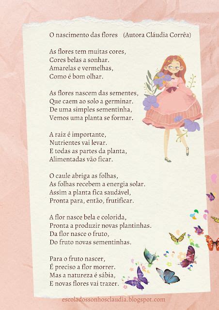 a leitura do poema discuta as crianças sobre a importância das