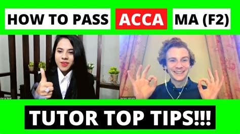 ⭐️ How To Pass Acca Ma F2 Top Tutor Tips To Get You 50 ⭐️ How To Pass Acca F2 Exam