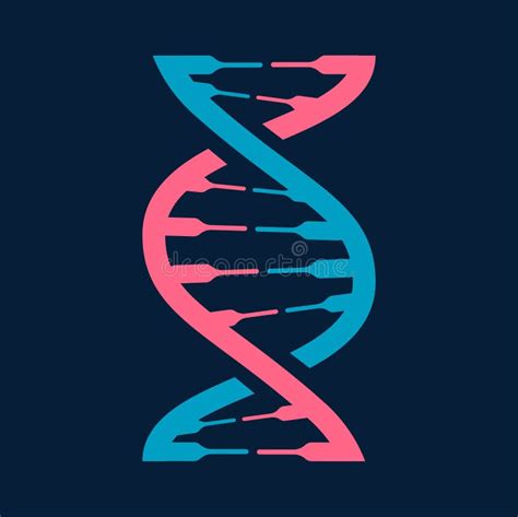 Icône Code Génétique Vectoriel De Structure Dna Du Gène Helix