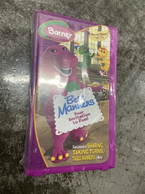 Barney Barneys Best Manners Never Seen On Tv Clamshell Vhs Hit Ent 6600 The Best Porn Website