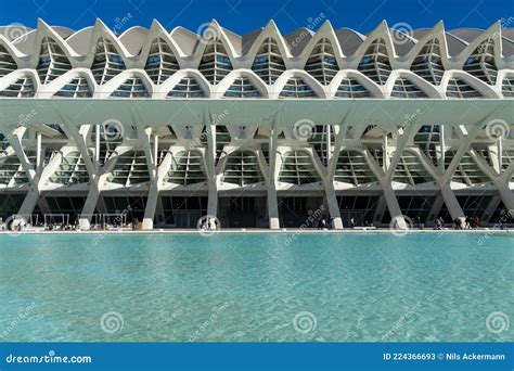 Valencia, Spain - March 05 2020: Modern Architecture in the Iconic ...