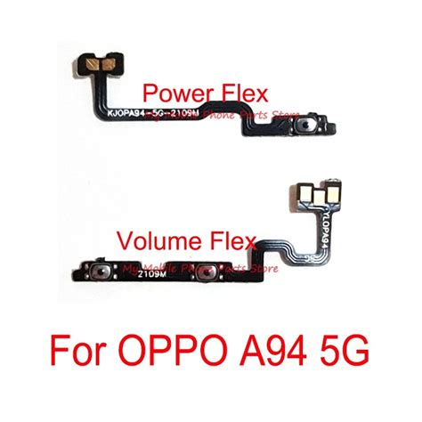 New Power Volume Flex Cable For Oppo A G Power On Off Switch