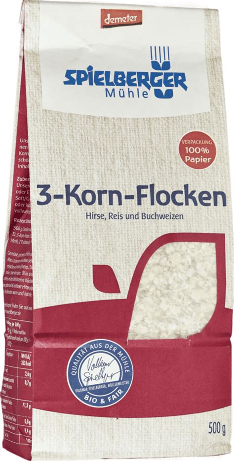 Bio Korn Flocken Demeter Von Spielberger Bei Greenist De