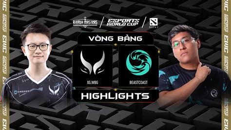 Dota Xg Wbg Beastcoast Highlights Fpt Play