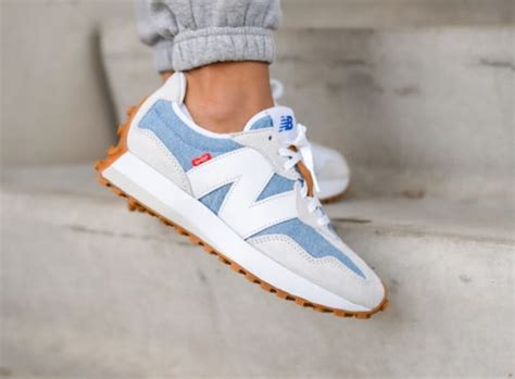 Que Vaut La New Balance 327 Levis Ws327lva Grey Light Blue Denim