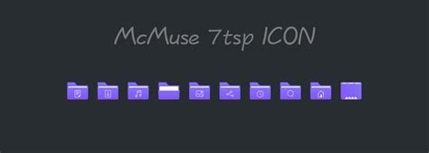 Purple Muse Iconpack Tsp Skinpack