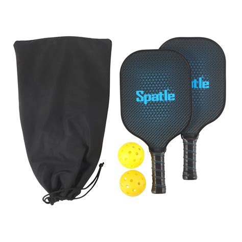 Usapa Approve Honeycomb Graphite Carbon Fiber Pickleball Paddle Set Of