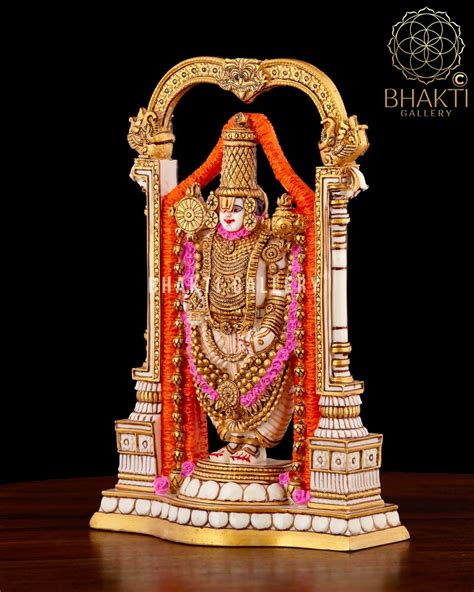 Tirupati Balaji Statue 21CM Dust Marble Shri Venkateswara Etsy