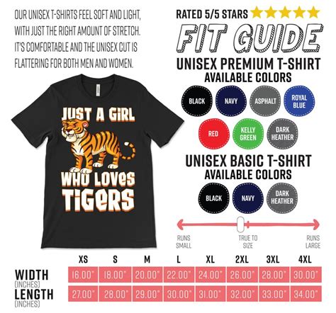 Just A Girl Who Loves Tigers T Shirt Funny Tiger Shirts Cute Etsy