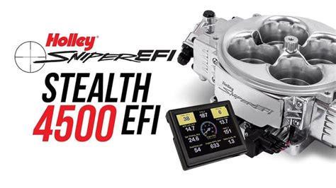 Holley Sniper Stealth 4500 EFI Holley Motor Life