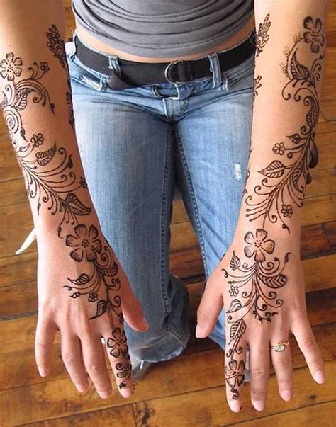 Stylish Arabic Floral Mehndi Designs Arabic Floral Henna Designs