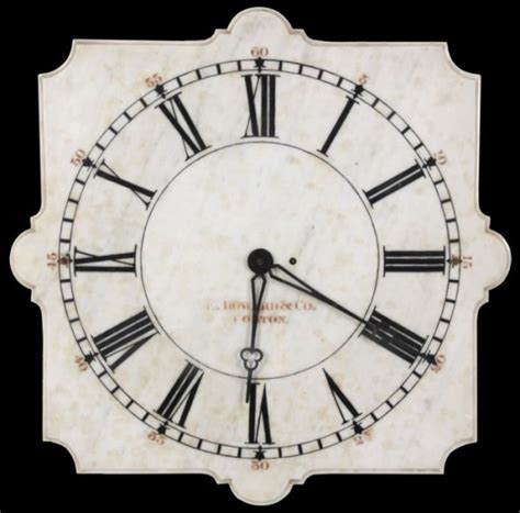 E Howard No Marble Dial Wall Clock Price Guide