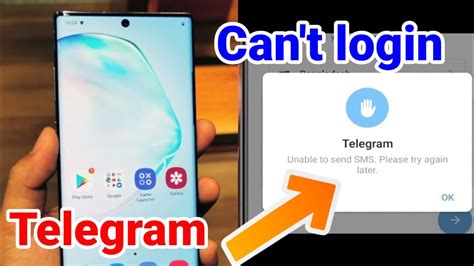 How To Fix Telegram Unable To Send Sms Youtube