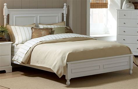 Morelle White Cal. King Panel Bed from Homelegance (1356KW-1CK ...