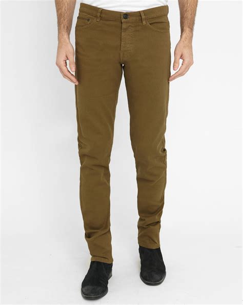 The Kooples Khaki Slim Fit Jeans In Natural For Men Khaki Save 50