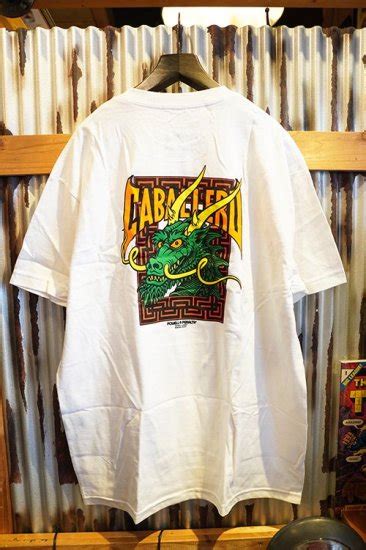 Powell Peralta Caballero Street Dragon Ss T Shirt White Baleno