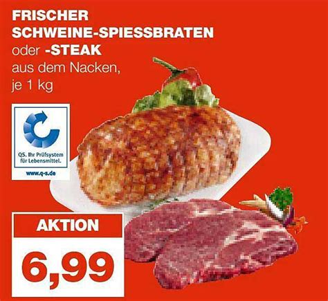 Frischer Schweine Spiessbraten Oder Steak Angebot Bei Real 1Prospekte De