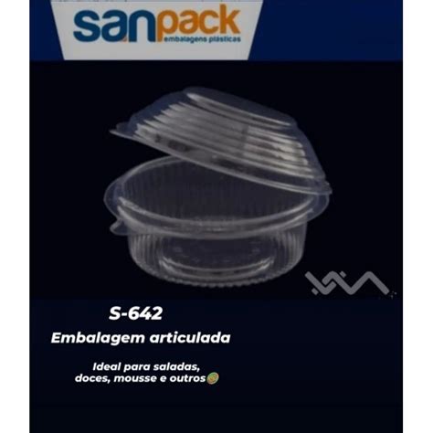 Embalagem Mini Doce Redondo Sanpack S 642 100 Unidades Shopee Brasil