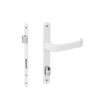 Fechadura F R Rolete Pivotante Branco Porta Aluminio Ferro