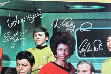 Lot Detail Star Trek Original Cast Signed 16 X 20 Framed Color