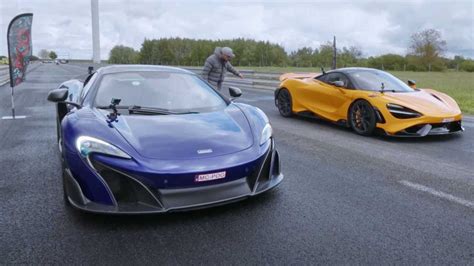 McLaren 675LT Duels 765LT In Old Vs New Long Tail Drag Race