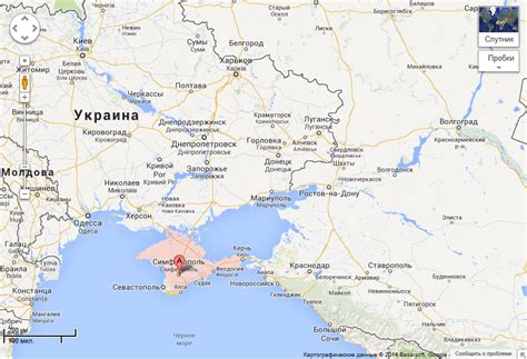 Карта Крыма на русском языке / Крым на карте мира / где находится Крым