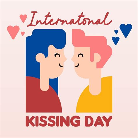 International Kissing Day Illustration Background 40139880 Vector Art ...