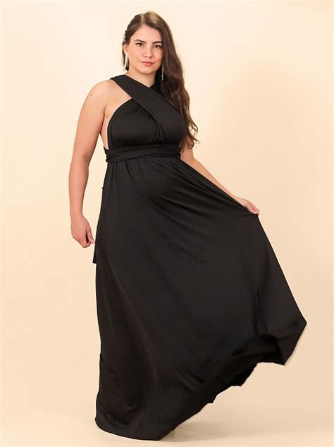 Vestido Multiformas Longo Infinity Dress Preto Loja Lali