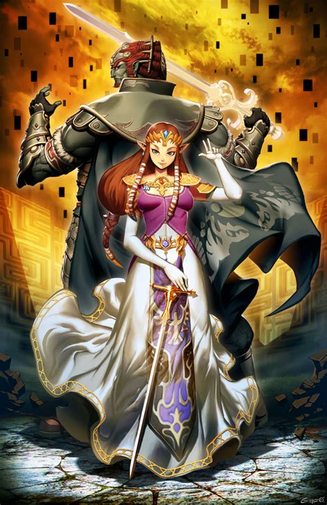 Twilight Princess - Ganondorf and Zelda by GENZOMAN on DeviantArt